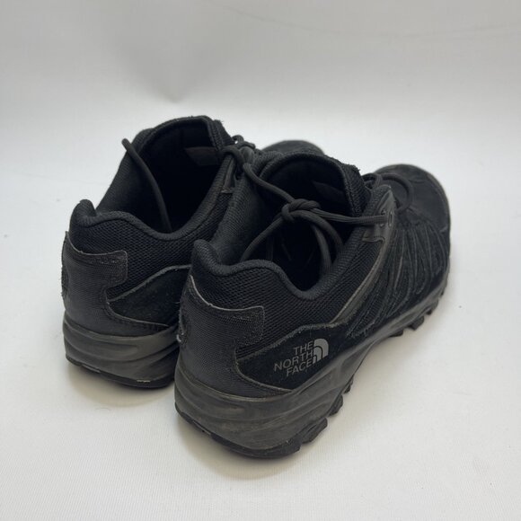 The North Face Truckee Low Hiking Shoes Black Suede Men Sz 9 US Outdoor Trekking - Picture 2 of 16